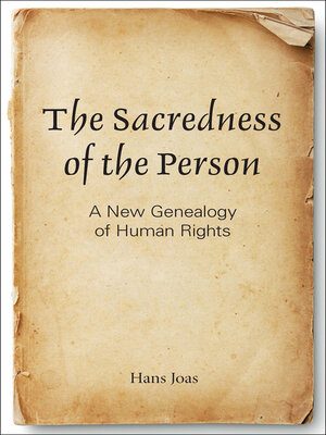 cover image of The Sacredness of the Person